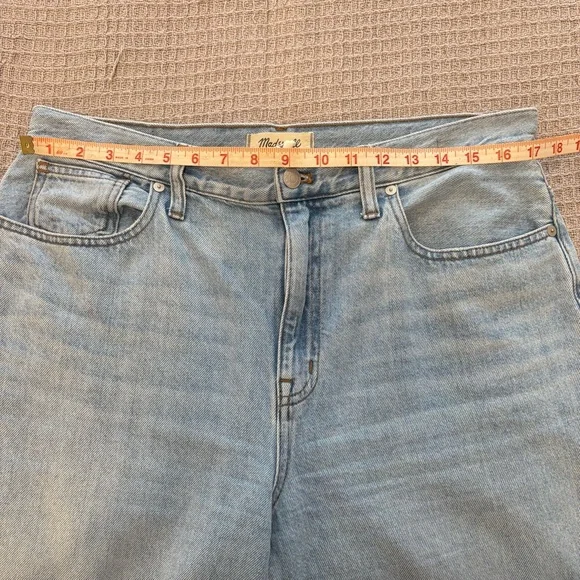 Madewell Superwide-Leg Airy Denim Edition Jean - Ahern wash - Size 30 - Picture 12 of 16